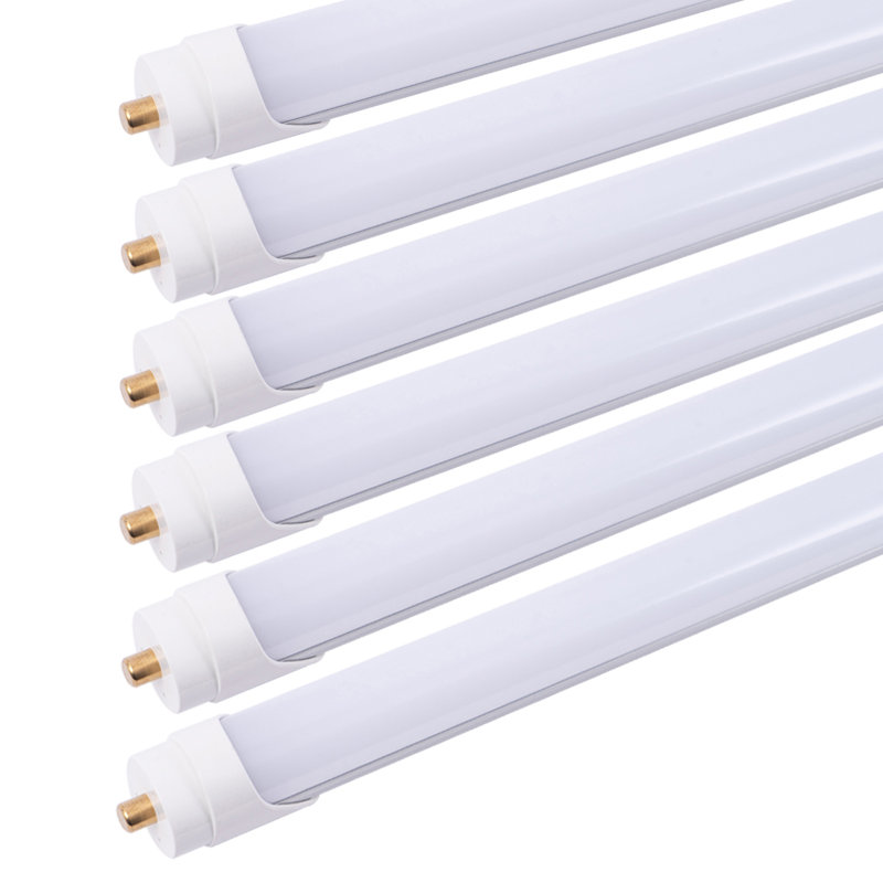 JLLED 6 Pack T8 Led Bulbs,4FT 24W Beer Cooler Lamp With FA8(Single Pin